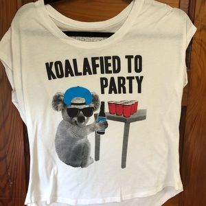 XS koalafied party shirt